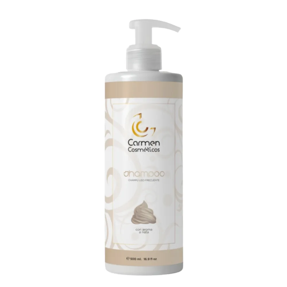 Carmen Cosméticos Champú Diario con Aroma a Nata 500ml